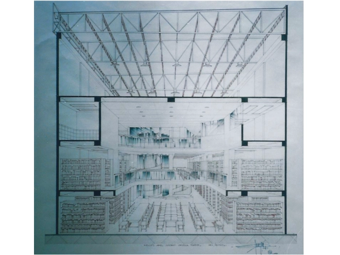 biblioteca y salon usos multiples